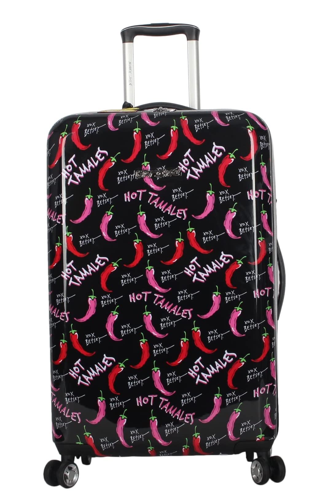 Amazon.com: Betsey Johnson 26 Inch Checked Luggage Collection